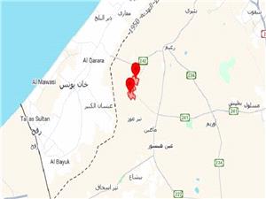 حمله راکتی مقاومت فلسطین به شهرک های مجاور نوار غزه