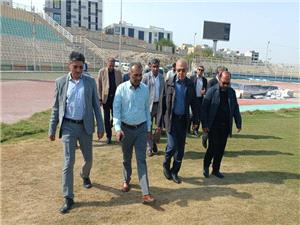 بازديد استاندار هرمزگان از ورزشگاه‌هاي تختي و خليج فارس بندرعباس