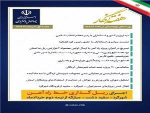 ?? استانداري چهارمحال و بختياري در هفته اي که گذشت