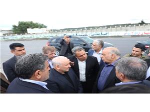 استاندار مازندران از ورودي فرودگاه و روستاي سمسکنده ساري بازديد کرد