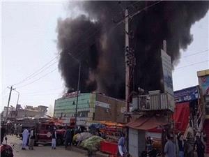 آتش‌سوزی گسترده در بازار کابل