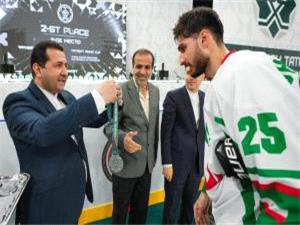 ایران نایب قهرمان رقابت های هاکی روی یخ کشورهای اسلامی شد